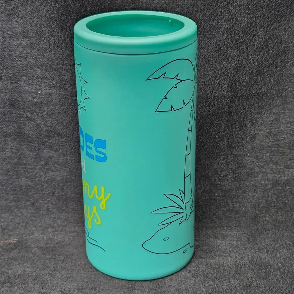 Disney Parks Shades and Sunny Days Mickey Mouse Slim Can Koozie Tumbler